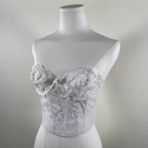 Vintage 90s victorias secret lace corset